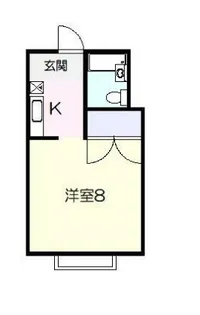 ジュラーレシブヤ【2階】の間取り