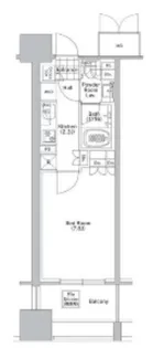 コンフォリア渋谷WEST【2階】の間取り