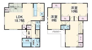 埼玉県ふじみ野市大原1【一戸建】の間取り