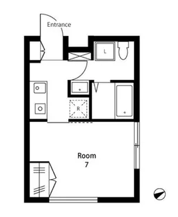 VLN2 YEBISU (ヴイエルエヌツーエビス)の間取り