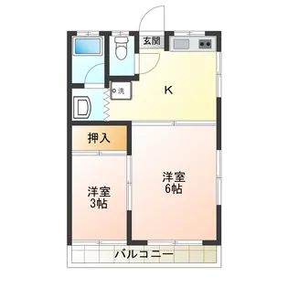 東京都品川区戸越1【アパート】の間取り