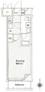 スプレスター王子【5階】の間取り