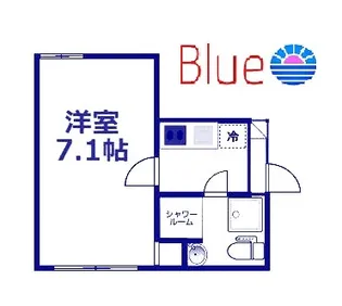 ブルースタイリオ川崎【4階】の間取り