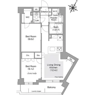 東京都文京区目白台3【マンション】の間取り