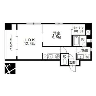 エルミタージュ新栄【2階】の間取り
