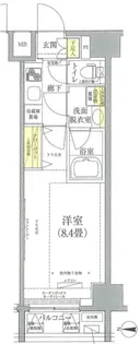 東京都新宿区榎町【マンション】の間取り