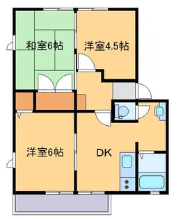 群馬県伊勢崎市波志江町【アパート】の間取り