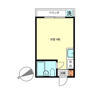 東京都中野区本町5【アパート】の間取り
