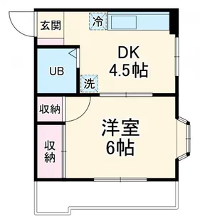 ロイヤルハイツIII【3階】の間取り