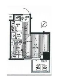 プレール・ドゥーク東京EASTV【2階】の間取り