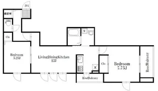 セプテムステラ笹塚【2階】の間取り