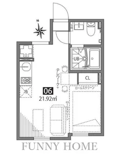 東京都世田谷区祖師谷1【アパート】の間取り