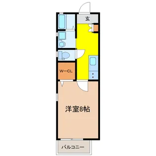 オネット八幡【2階】の間取り