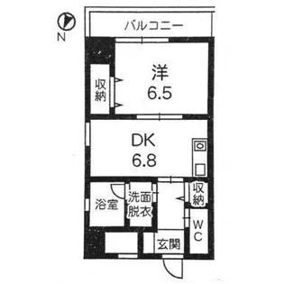 イ・メゾン麹屋【5階】の間取り