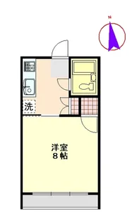 林泉寺コーポ【2階】の間取り