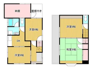 静岡県三島市谷田【一戸建】の間取り