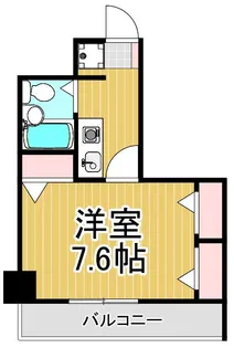 第21新井ビル【3階】の間取り