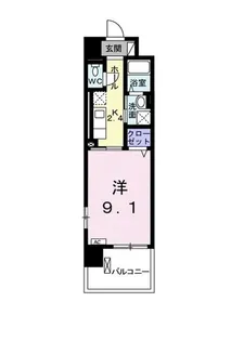 クレシア【3階】の間取り