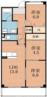 大阪府大阪市東住吉区杭全4【マンション】の間取り
