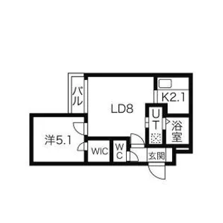 セルバテール南15条【2階】の間取り
