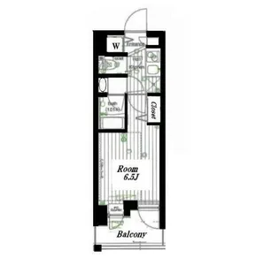 ガーラ・グランディ五反田【3階】の間取り