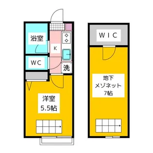 田無ロイヤルハイツ【1階】の間取り
