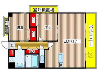 フェリ-チャ アイオイの間取り