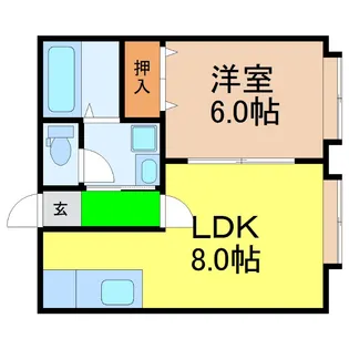 愛知県名古屋市東区橦木町1【マンション】の間取り