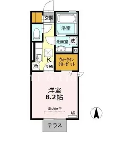 熊本県熊本市南区御幸笛田3【アパート】の間取り
