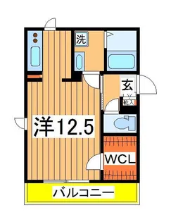 LUXLAS白山 B【2階】の間取り