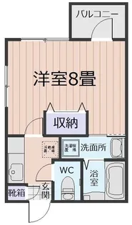 ティダ荒田【2階】の間取り