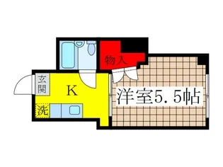 パレスコーポ【3階】の間取り