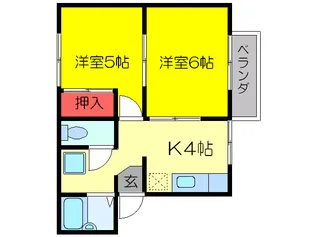 メゾン泉【2階】の間取り