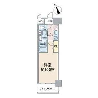 愛知県名古屋市中区千代田2【マンション】の間取り
