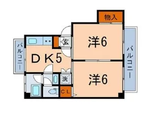 東京都文京区本駒込4【マンション】の間取り