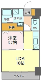 クレッシェンド上石町【4階】の間取り