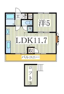 ライフピアストーク【2階】の間取り