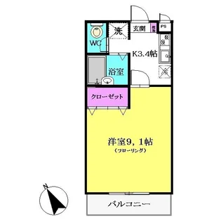 サンモールMinami【4階】の間取り