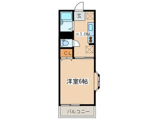 マンション五輪館【2階】の間取り