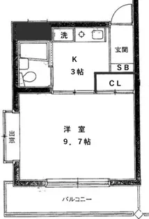 神奈川県川崎市高津区明津【マンション】の間取り