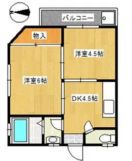 マンション住田【3階】の間取り