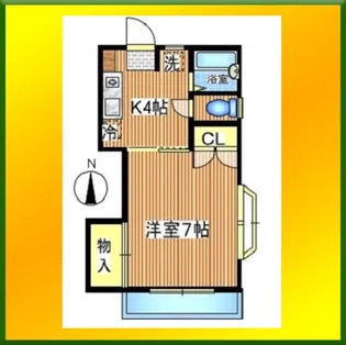 ジュネス本町【2階】の間取り