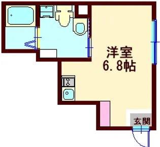 プラチナフォルム荏原中延【3階】の間取り