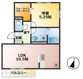 オリーブ【1階】の間取り
