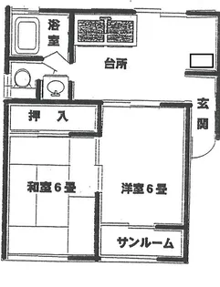 グリーンコーポ【2階】の間取り