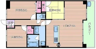 レジディア千里万博公園【4階】の間取り