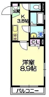 グランハイム吉沢【2階】の間取り