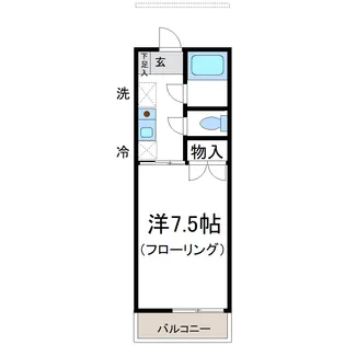 メゾンエストレーラ【1階】の間取り