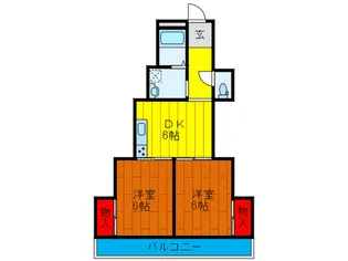 アクティ常盤【3階】の間取り