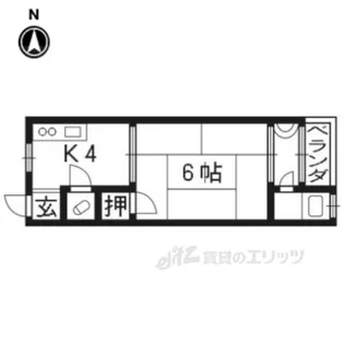 日生ハイツB棟【2階】の間取り